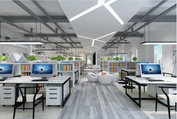 辦公區域裝修設計效果圖