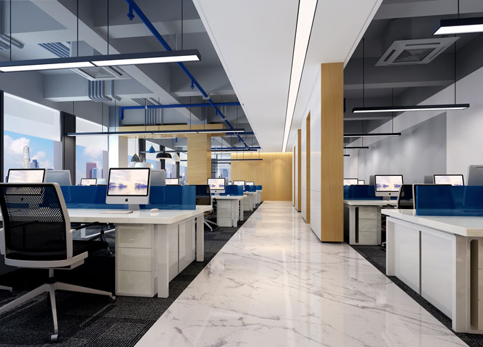 辦公室辦公區域裝修設計效果圖