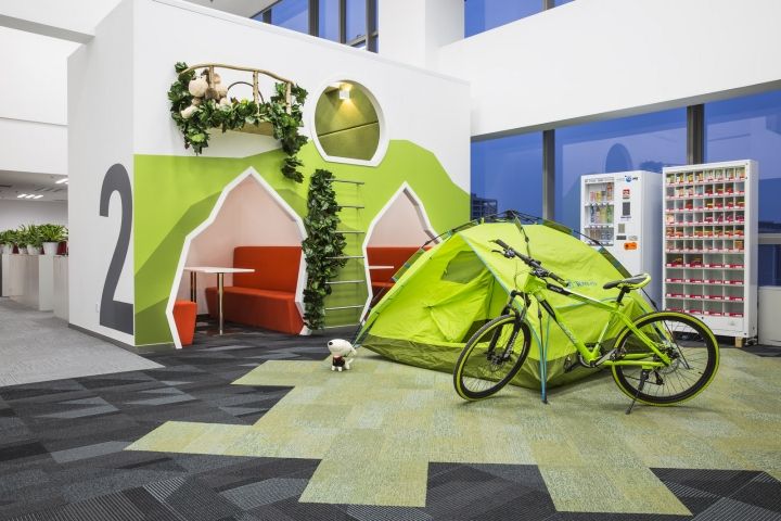 京東辦公室休息區域裝修設計效果圖