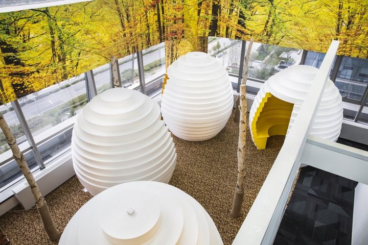 京東辦公室陽臺區域裝修設計效果圖