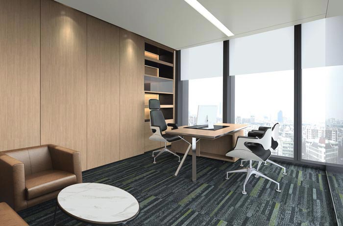投資控股公司總經理辦公室裝修設計效果圖