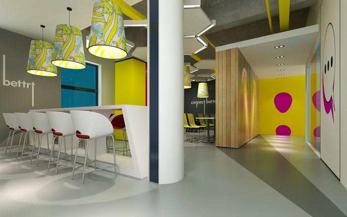 金融租賃公司辦公室茶水間裝修設計效果圖