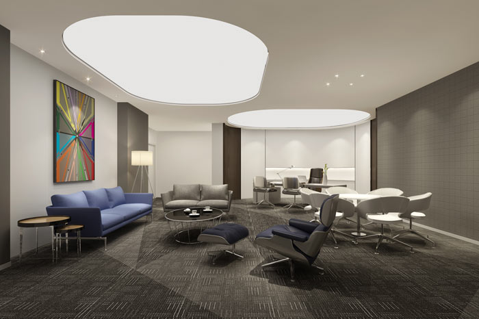 辦公家具廠房總經理辦公室裝修設計效果圖