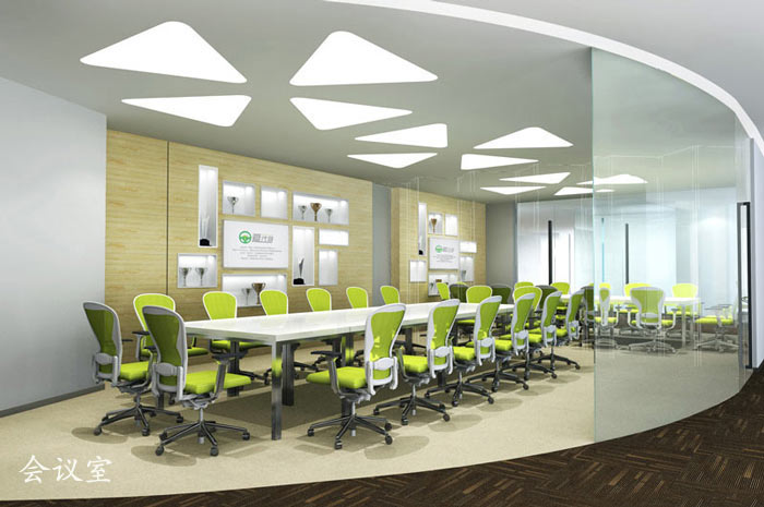 代駕公司辦公室會議室裝修設計效果圖