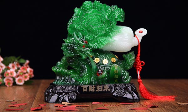 百財(cái)歸來龍龜擺件效果圖