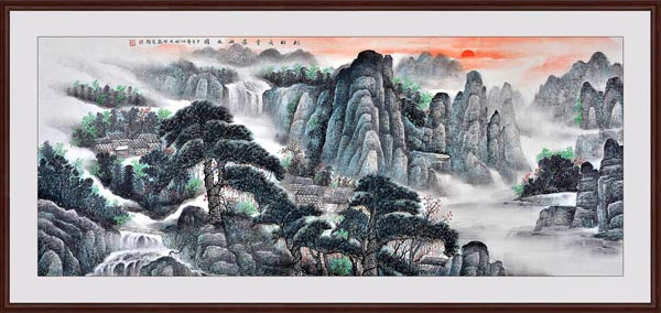 松柏長青基業永固效果圖