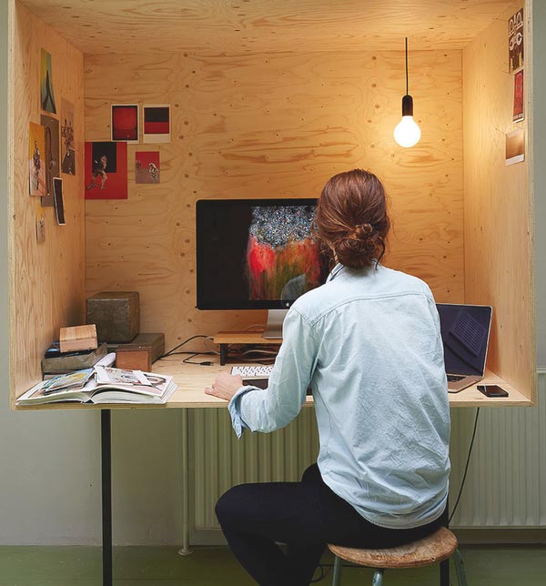 小型IT公司辦公室辦公區(qū)域裝修設(shè)計(jì)案例效果圖