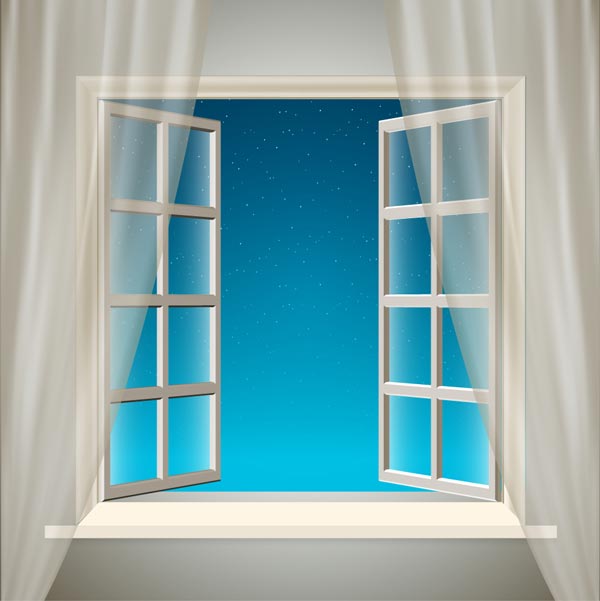 開窗通風效果圖