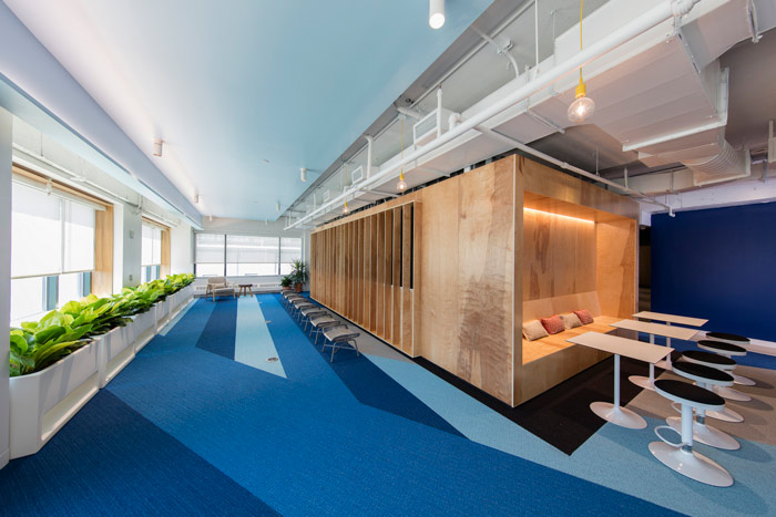 辦公室走廊設計效果圖