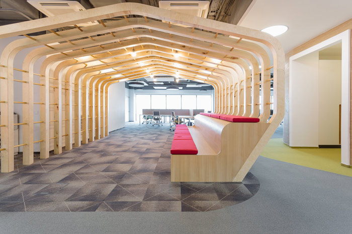 辦公室走廊效果圖