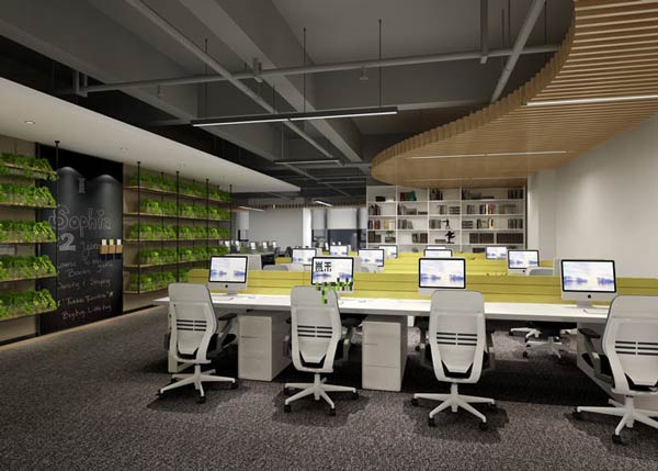 騰訊大浙網(wǎng)辦公室裝修設計效果圖