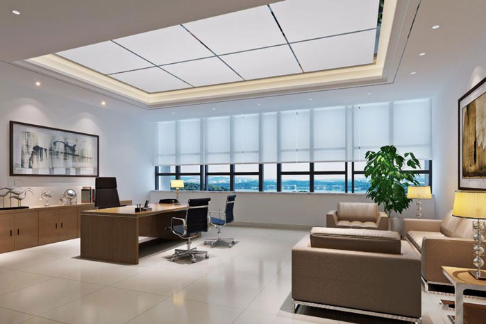 杭州濱江區長河街道總經理辦公室裝修設計效果圖