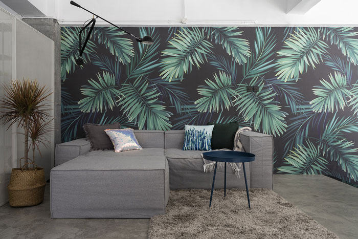 家居公司辦公室二樓休息區(qū)裝修設(shè)計(jì)效果圖