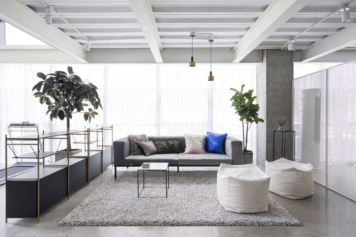 家居公司辦公室洽談區(qū)裝修設(shè)計(jì)效果圖