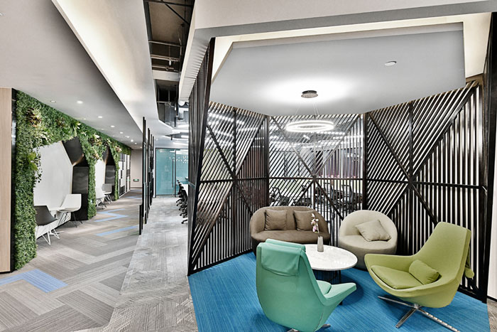 聯合辦公空間洽談區裝修設計效果圖