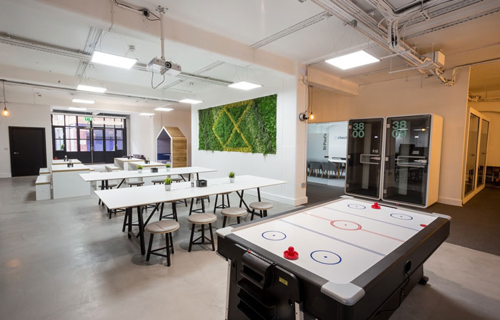 倉庫辦公室辦公區裝修設計效果圖