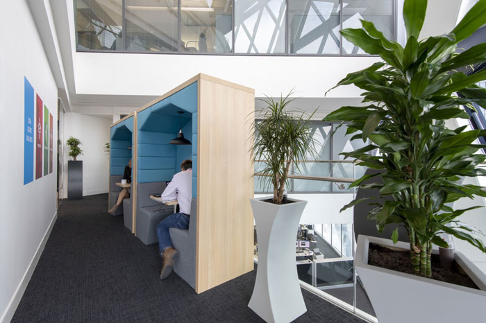 370平方辦公室獨立辦公區裝修設計效果圖