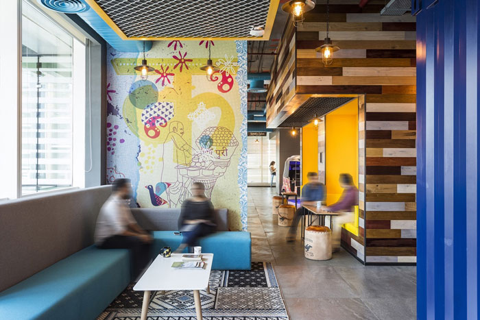 880平方辦公室洽談區域裝修設計效果圖