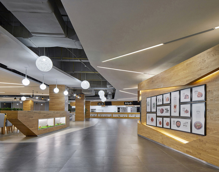 辦公樓餐廳裝修設(shè)計效果圖