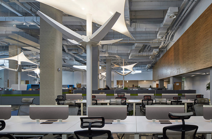 辦公樓辦公區(qū)裝修設(shè)計效果圖