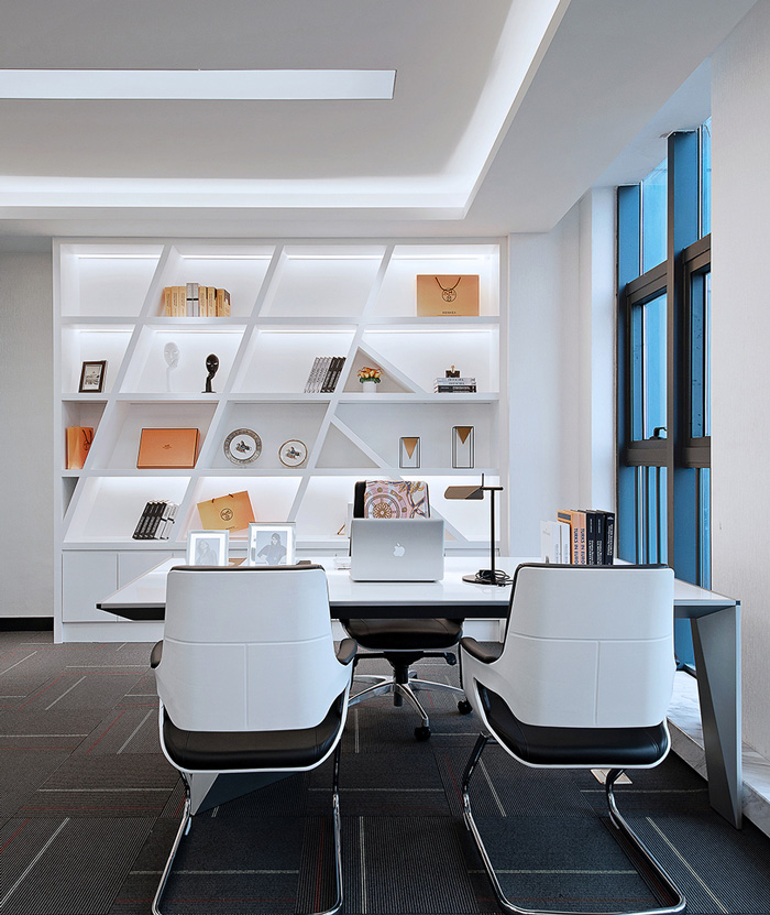 奢侈品公司經(jīng)理辦公區(qū)裝修設(shè)計(jì)效果圖