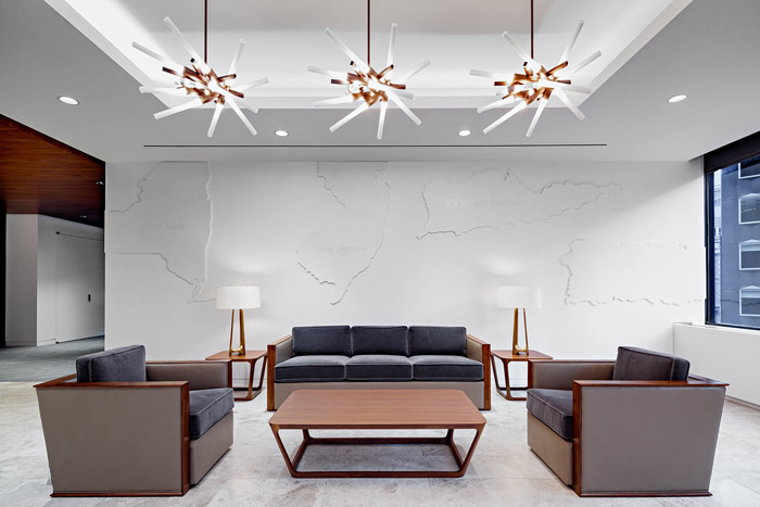 金融控股公司接待區裝修設計效果圖