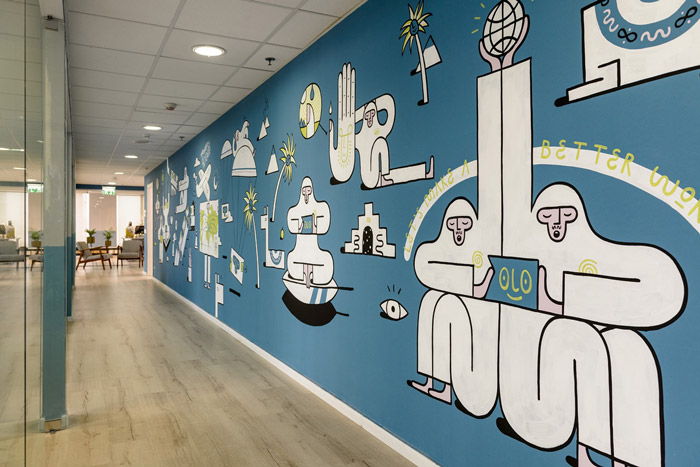 生物技術公司過道裝修設計效果圖