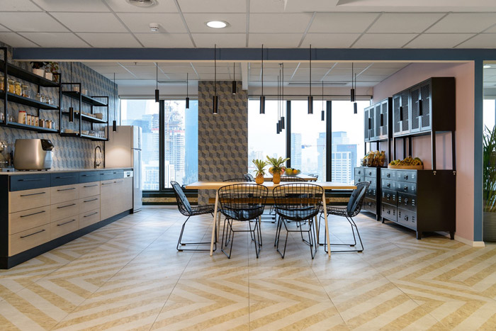 生物技術公司茶水間裝修設計效果圖