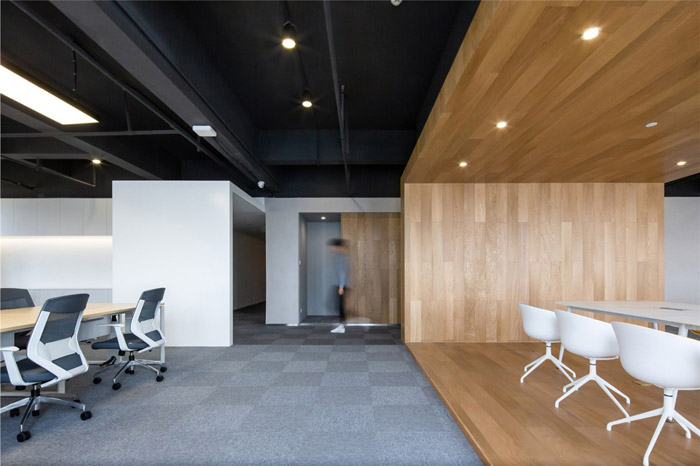 電子商務辦公室辦公區裝修設計效果圖