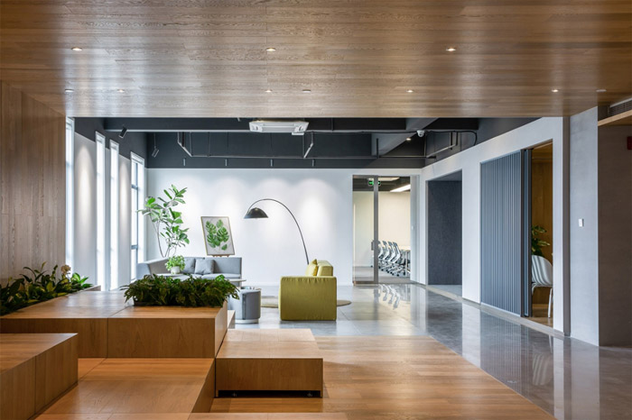 電子商務辦公室交流區裝修設計效果圖