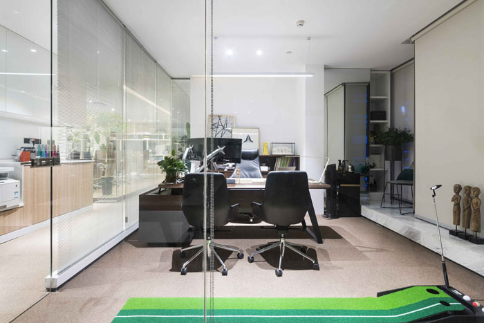 設計公司總經理辦公室裝修效果圖