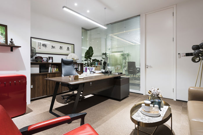 設計公司總經理辦公室裝修效果圖