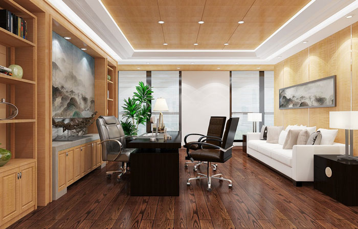 金融總經(jīng)理辦公室設計效果圖
