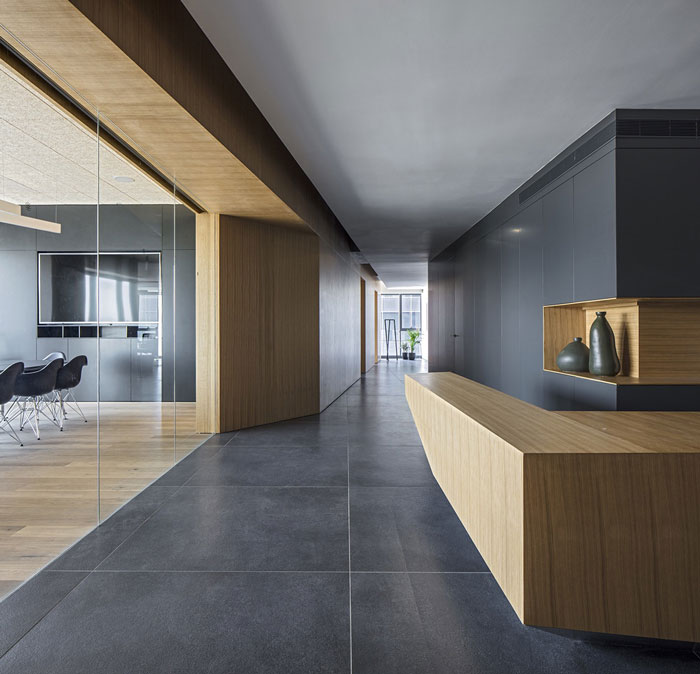 策劃公司辦公室前臺裝修設計效果圖