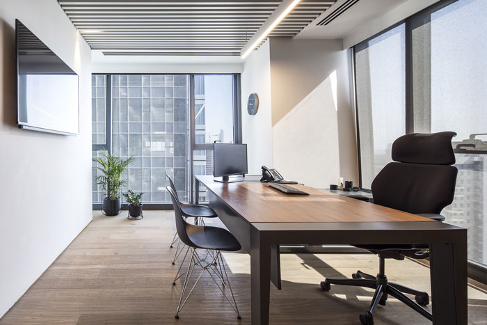 策劃公司經理辦公室裝修設計效果圖