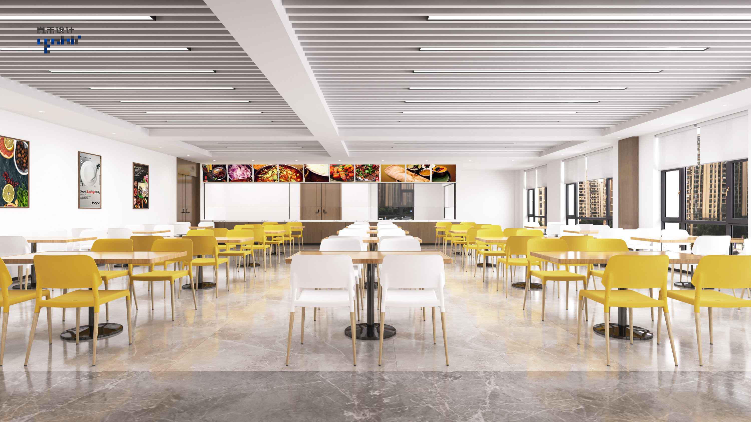 學校用餐區效果圖